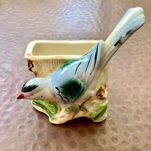 Vintage Novelty Bluebird Planter